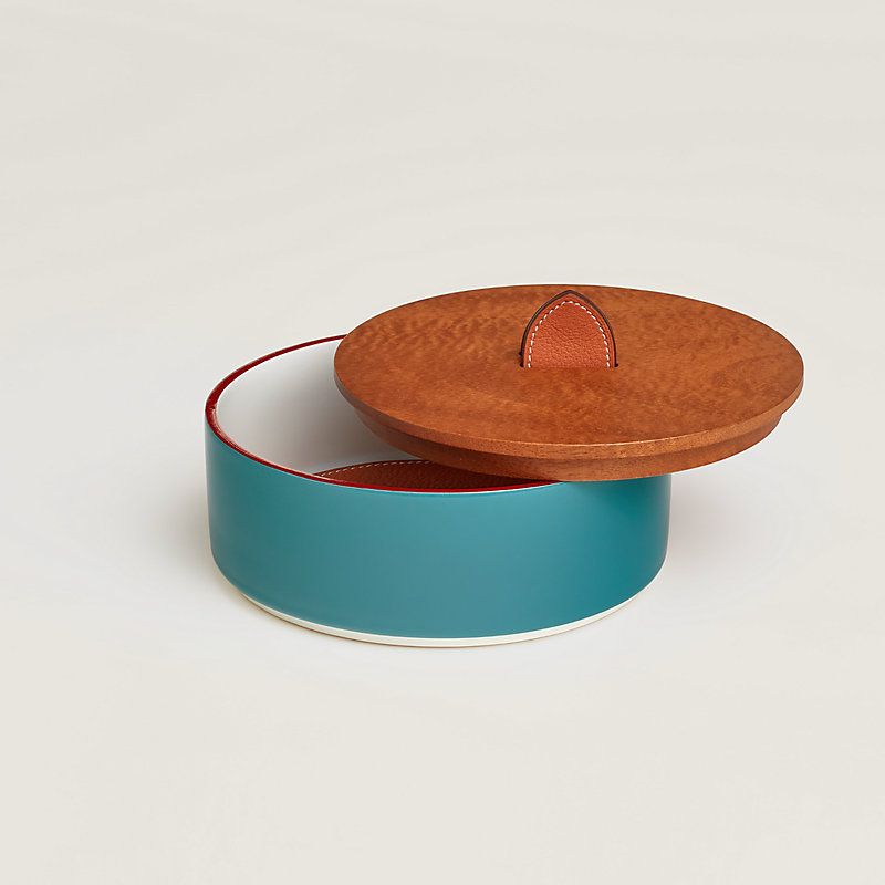 Circe low box, small model - Blue | Hermès Mainland China